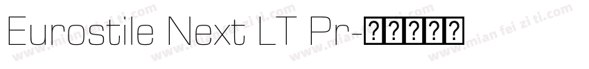 Eurostile Next LT Pr字体转换
